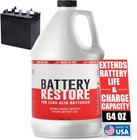 Battery Restore For Lead Acid Batteries - Made In Usa - 64oz Formulated Solut   