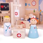 Bigjigs Toys Wooden Mini Hospital Play Set Toy
