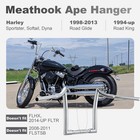 14  Ape Hanger Meathook Handlebar For Sportster Softail Dyna Road Glide King