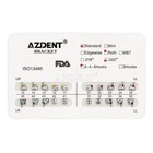 Azdent Dental Orthodontic Brackets Braces Standard Roth  022 Hooks 3-4-5