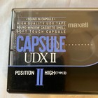 New Sealed Maxell Capsule Udx Ii 90 Minute Cassette Tape Cp-udx Ii 90 Free Ship 
