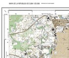 Cuban Army Military Topographic Map - Cuba - Guantanamo 1 25 000
