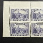Canada 226 Mnh Top Margin Block Of 10 - Plate Block No  1 Inscription