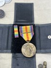 Ww1 Us Army Quartermaster Medal   Insignia Grouping With Dog Tags Named  hh414