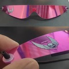 Licensed Vintage Bret Hitman Hart Wrap Around Shades Sunglasses Motorcycle New