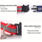 Personalized Reflective Cat Collar Safety Breakaway Cats Collars With Bell Quick