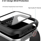 For Apple Watch Serie9 8 7 Iwatch 9h Hd Case Cover Full Screen Protector 41 45mm