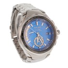 Seiko Coutura 45mm Blue Dial Radio Sync Solar Stainless Steel Men s Wristwatch