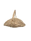 Vintage Large French Gathering Cane Wicker Basket Rattan Basket Boho Chic Rustic