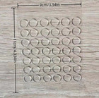 126 Pcs Clear Museum Gel Sticky Tack - Removable Double-sided Adhesive Dots  New