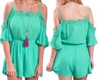 Us Women Ladies Clubwear Lace Playsuit Bodycon Party Jumpsuit Romper Trousers