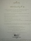 Hallmark Blessed Baby Hand   Footprint Frame Kit Gray white 4x6 Photo Opening
