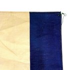 Vintage 1940s French Flag Printed Cotton Tricolor France National Banner 10x13 