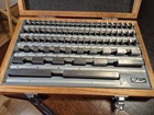 Precision Gage Block Set With Wood Case Machinist Calibration Gauge Blocks 85-pc