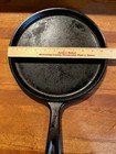 Lodge 90g 10-inch Cast Iron Round Griddle Skillet With Handle Frying Pan Usa