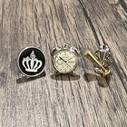 3 Pieces Lapel Pin Set Fancy Men Suit Brooches
