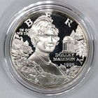 1999 Dolley Madison Two-coin Proof   Uncirculated Silver Dollar Set Us Mint Ogp