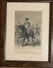 Revolutionary War Rare Set Of Four Framed Military Leaders From That Era  