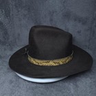 Vintage Dynafelt Hat Fedora Fitted Mens 7 1 4 Brown Fur Python Band Western