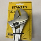 Stanley 12  Standard Adjustable Wrench Chrome