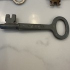 Vintage Lot Of 9 Metal Skeleton Keys Mcm Antique Locksmith