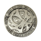 1962 Seattle Worlds Fair Century 21 Expo Official Space Age Us Mint Silver Medal