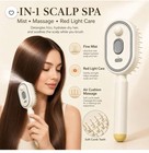 3-in-1 Electric Mist Spray Hair Brush Air Cushion Massage Comb Portable Oil