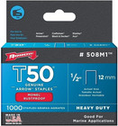 Arrow 508m1 Heavy Duty T50 Monel Staples For Marine Applications  1 2-inch Leg L