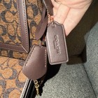 Coach Etta Flap Shoulder Bag Signature Chenille