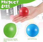 12 Pieces Multi Colored Plastic Replacement Balls Small Bulldozer Popper Toy Bal