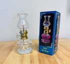 Glass Mini Oil Lamp - New In Box