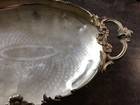 Antique Solid 800 Silver Hand Made German  Ornate Footed Central Piece 266g
