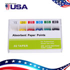 Azdent Dental Endodontic Endo Absorbent Paper Points Pp 0 02 15-40  200pcs pack