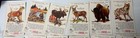 1930s Coca-cola Nature Study Cards Series Vi Vii Viii Wild Animals Insects