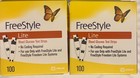 Freestyle Lite Blood Glucose Test Strips  200 Count New Sealed Mint