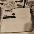 Broan Nutone 636 Roof Cap Black Steel Backdraft Damper Bird Screen