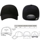 Cotton Baseball Cap Ball Dad Hat Adjustable Plain Solid Washed Men Washed Pc