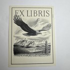 20 New  Ex Libris Bookplates Self-adhesive 4 25x5 5    Eagle Mountains Nature