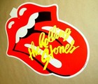 Rolling Stones Vintage 1983 Hanging Store Display Rock   Roll Nos N m 12  X 16 