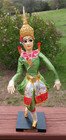 Vtg Thailand 14  Dancer Doll Traditional Embellished Ceremonial Costume Figurine