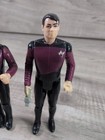 Star Trek Next Generation 1988  Galoob Captain Picard   William Riker Figures 
