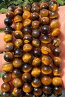 Wholesale 6 Pcs Natural Tiger Eye 8mm 7 5    Crystal Healing Stretch Bracelet