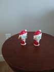 Rare Vintage Capri Creations Winking Santa Salt Pepper Shakers Christmas Japan