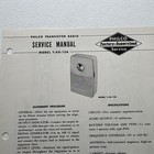 1959 Philco Transistor Radio Model T-50-126 Service Manual Vintage