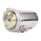Tobacco Jar Cigar Humidor Tobacco Storage Jar Stainless Steel Airtight Container