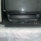 Vintage Admiral 13  Crt Tv Vcr Vhs Combo Goj-12331 Tested Working With Remote