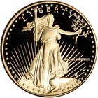 American Gold Eagle Proof 1 Oz  50 - Coin In Ogp - Random Date