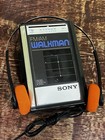      Sony Walkman Wm-f41 Cassette Tape Player W  New Drive Belts - Tested     
