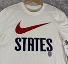 Nike Men   s Usa Soccer 2026 World Cup States Logo T-shirt Sz  L New Sail
