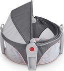 Fisher-price On-the-go Baby Dome Portable Bassinet  Gray pink Round  gkh71 